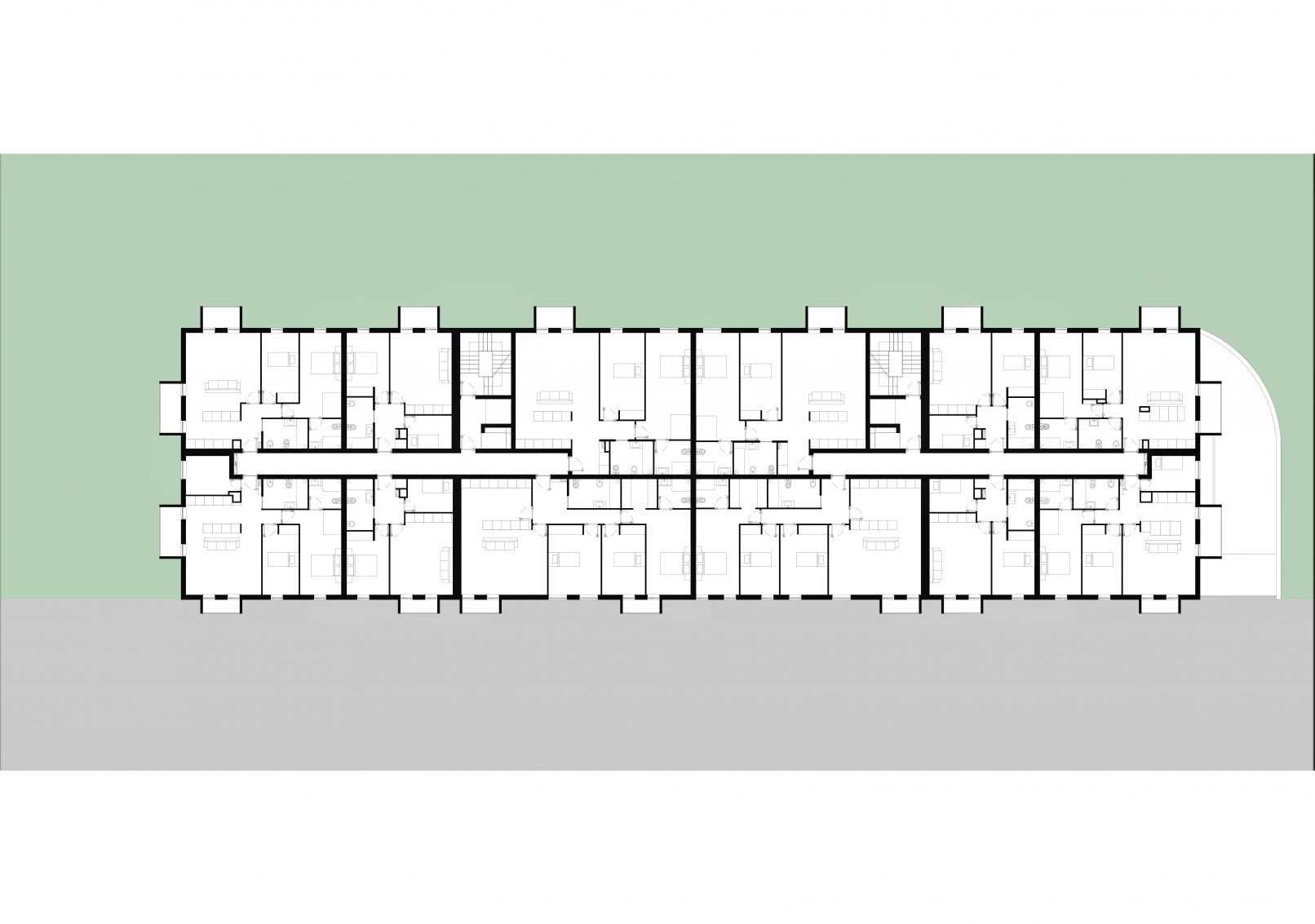 Ramalde Residence com Arquitectura do atelier Oval