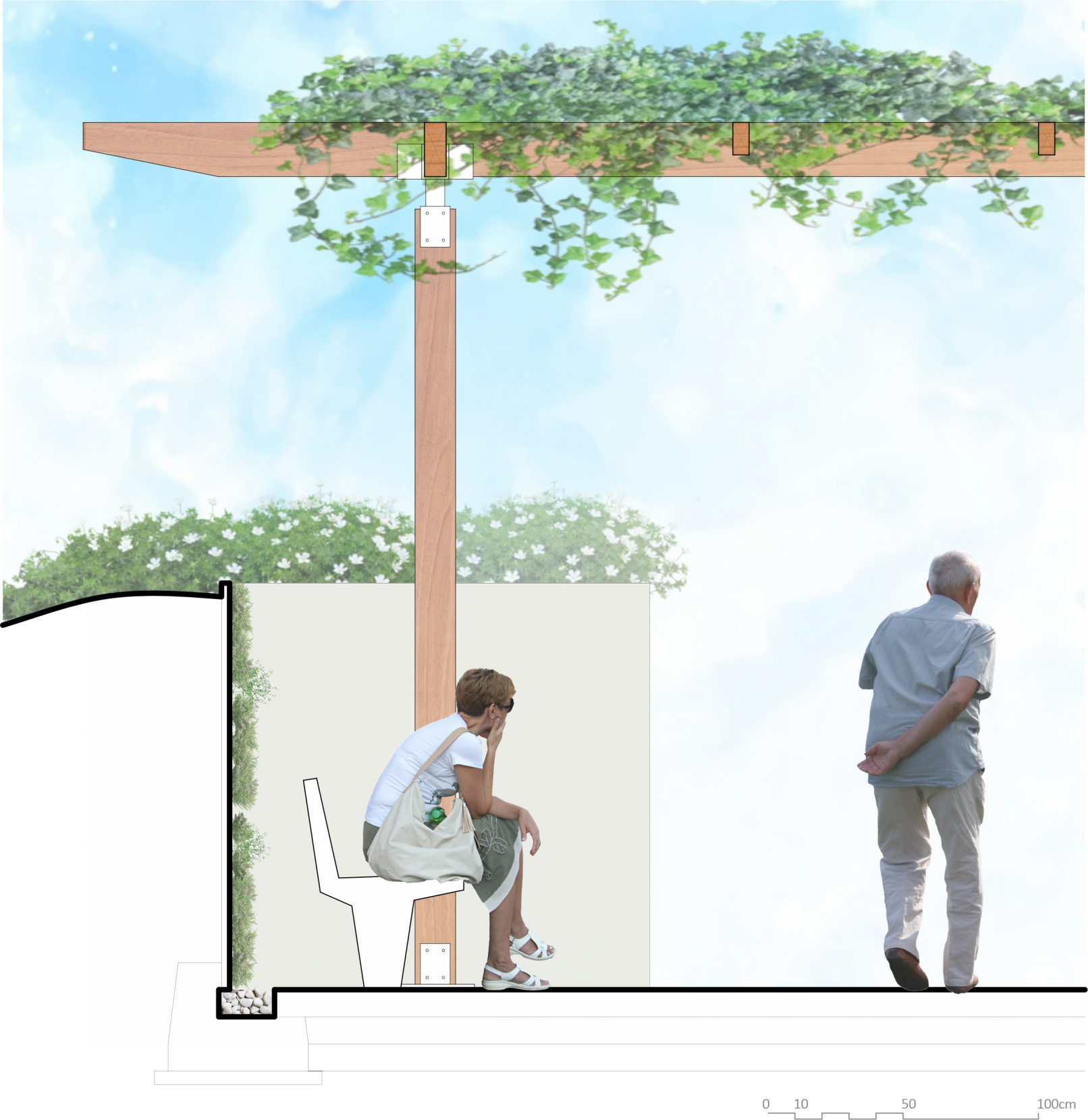 Jardim Sensorial com Arquitectura do atelier Oval