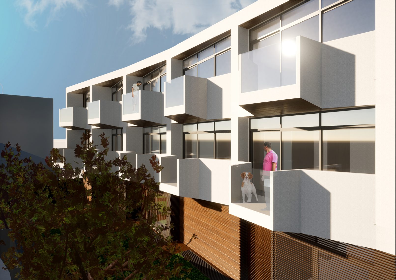 Conjunto Residencial de Campinas com Arquitectura do atelier Oval